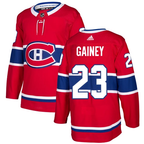 Adidas Canadiens #23 Bob Gainey Red Home Authentic Stitched NHL Jersey
